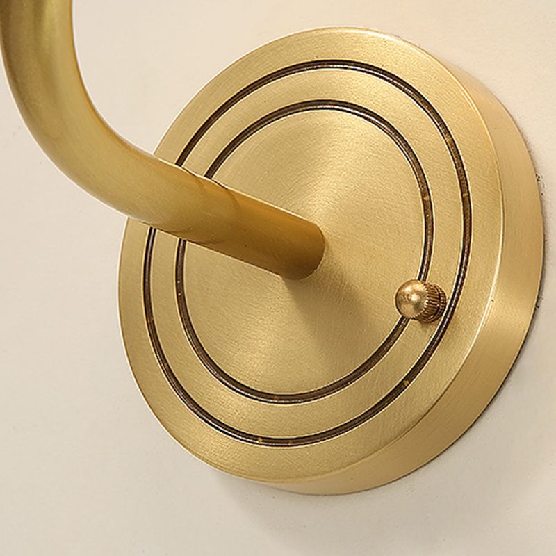 1 Light Cylinder Wall Mounted Light Fixture Modern Style Metal Wall Sconce Light