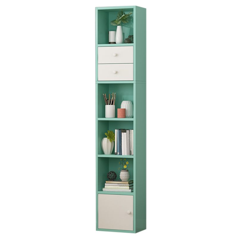 Urban Bookcase Engineered Wood Shelf Bookcase with Shelves for Living Room