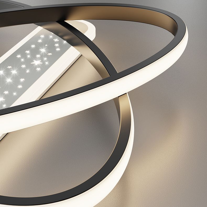 Techos De Forma Lineal Accesorios De Luz De Techo De Metal De Estilo Moderno 3