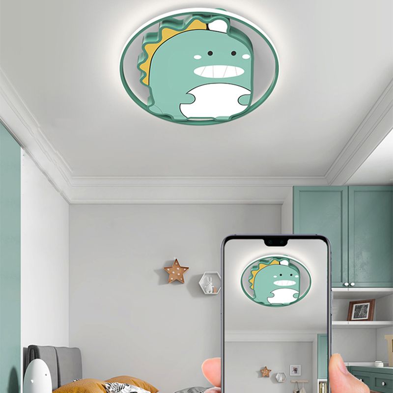 Plafoniere a LED con animali adorabili. Apparecchio di illuminazione per camera da letto per bambini in stile moderno