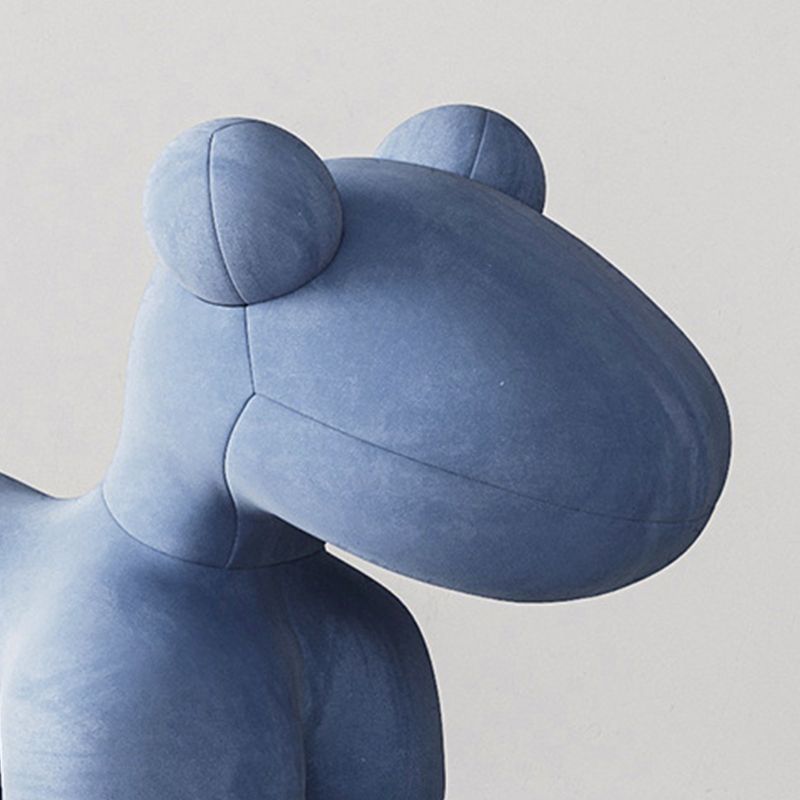 Modern Armless Accent Chair Velvet Armchair, Pink/Yellow/Grey/Blue