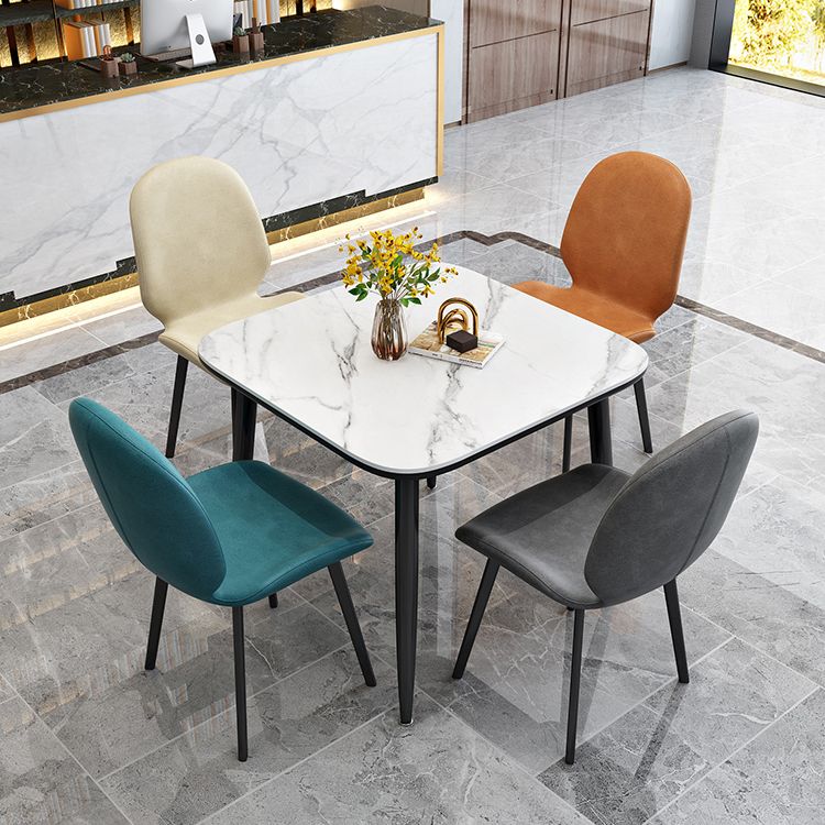 Mesa de comedor de piedra Mesa de comedor de estilo industrial para comedor