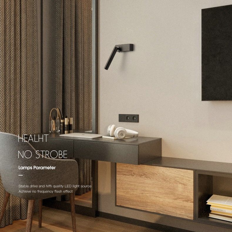 1 Light Wall Lighting Fixtures Minimalistic Wall Mounted Light Fixture for Bedside