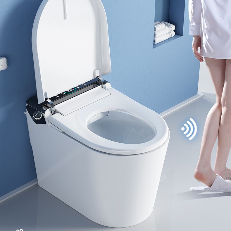 Modern Heated Seat Toilet Bowl Floor Mount ABS Toilet with Toilet Seat