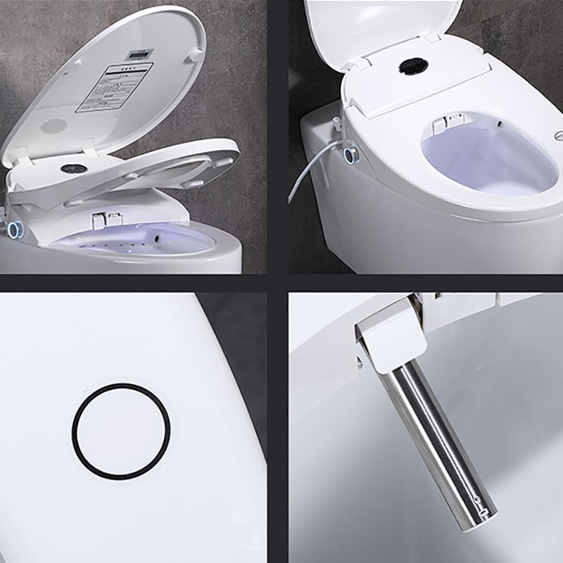 Modern Wall Hung Toilet Bowl One-Piece Urine Toilet with Seat for Washroom