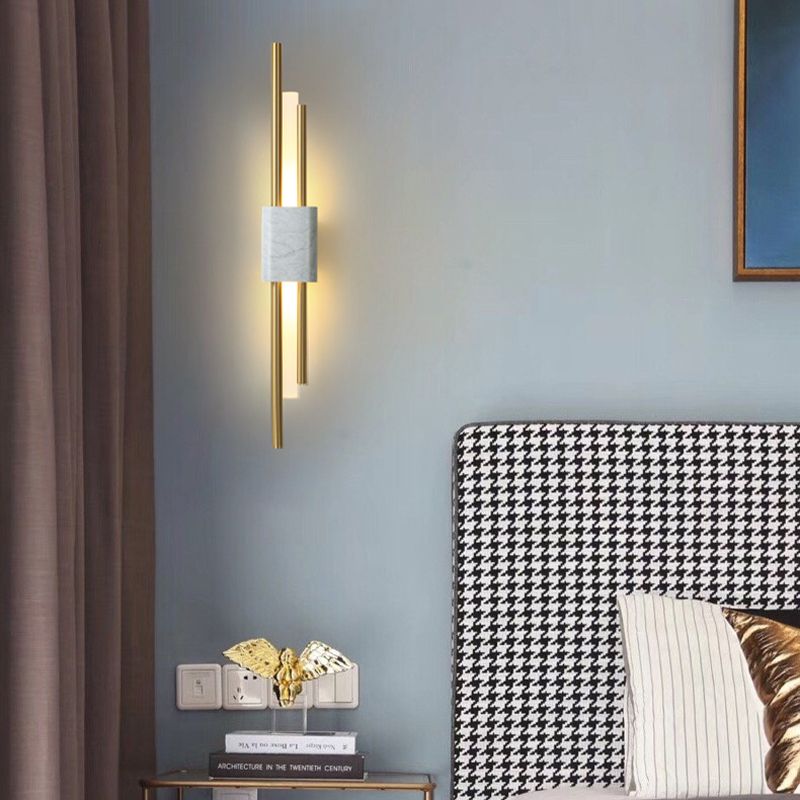 Lampada lampada a 1 luci a 1 luci a parete a parete con tonalità acrilica bianca con tonalità bianca