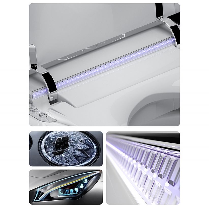 Modern Floor Mounted White Urine Toilet Siphon Jet Toilet Bowl with Toilet Seat