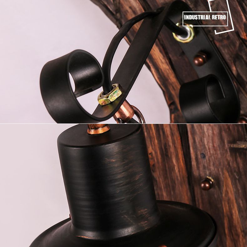 Vintage Retro Style Wall Lamp Single Light Suspended Cage Wall Lighting for Bar