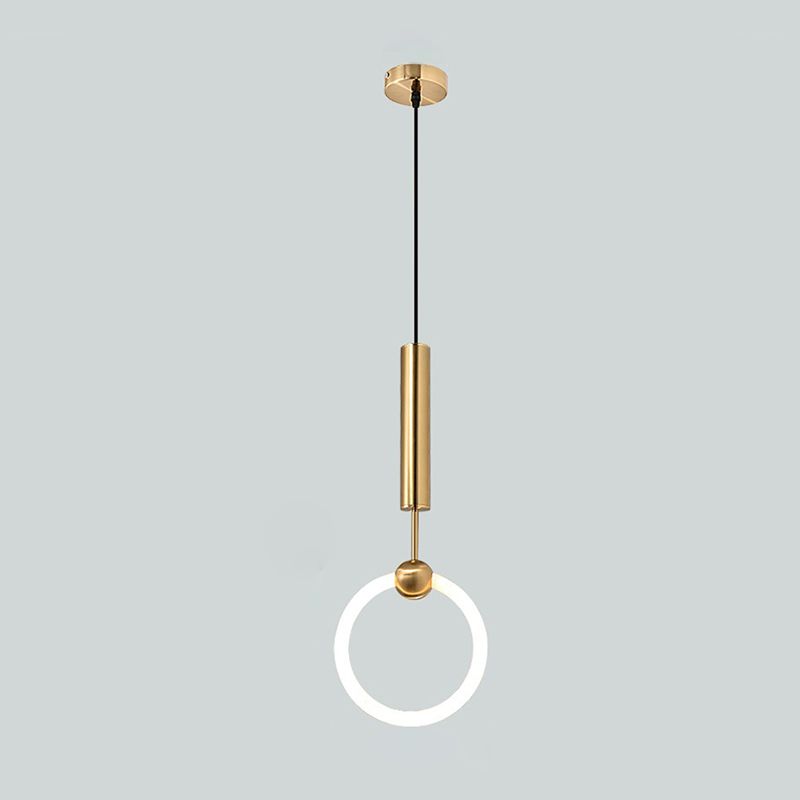 Lámpara de colgante geométrica de luz geométrica para el hogar contemporáneo para el comedor