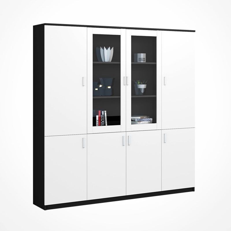 Industrial Cabinet Wood Adjustable Storage Shelves Filing Cabinet