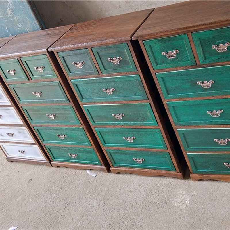 Coastal Storage Chest Dresser Solid Wood Storage Chest with 4/5/6 Drawers