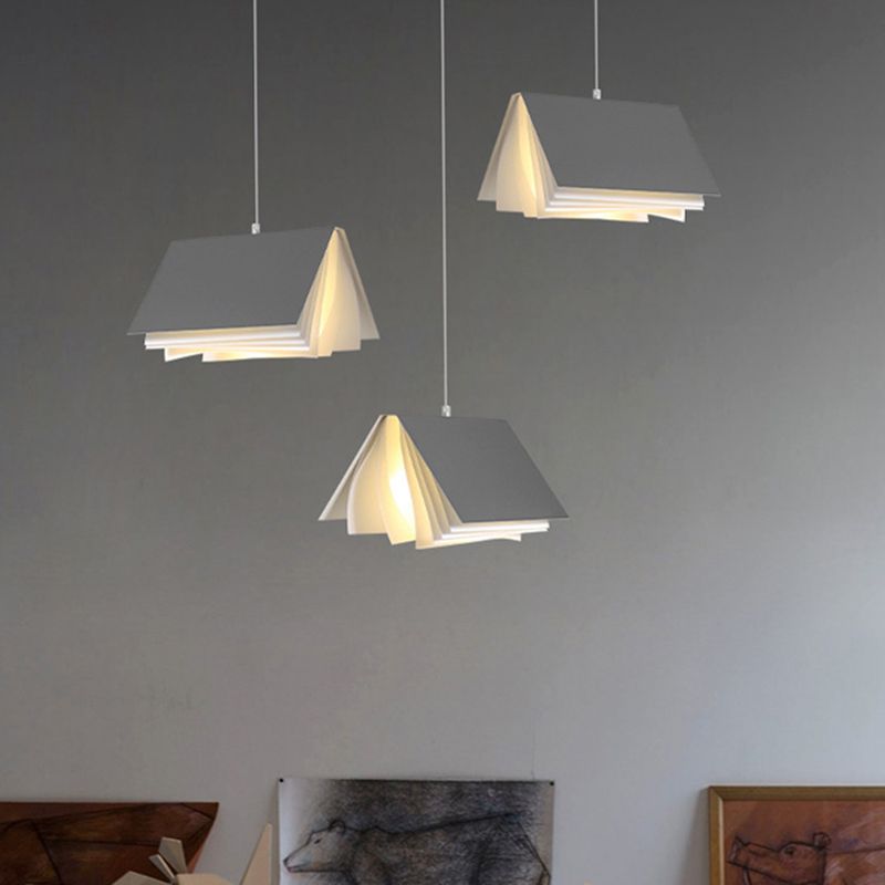 Rectangle Pendant Light Fixture Modern Style Metal Dinning Room Suspension Pendant