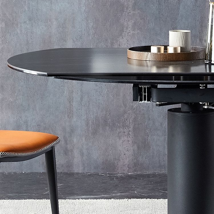 Modern Sintered Stone Dining Round Table Set 1/3/4/5/7 Pieces Dining Set