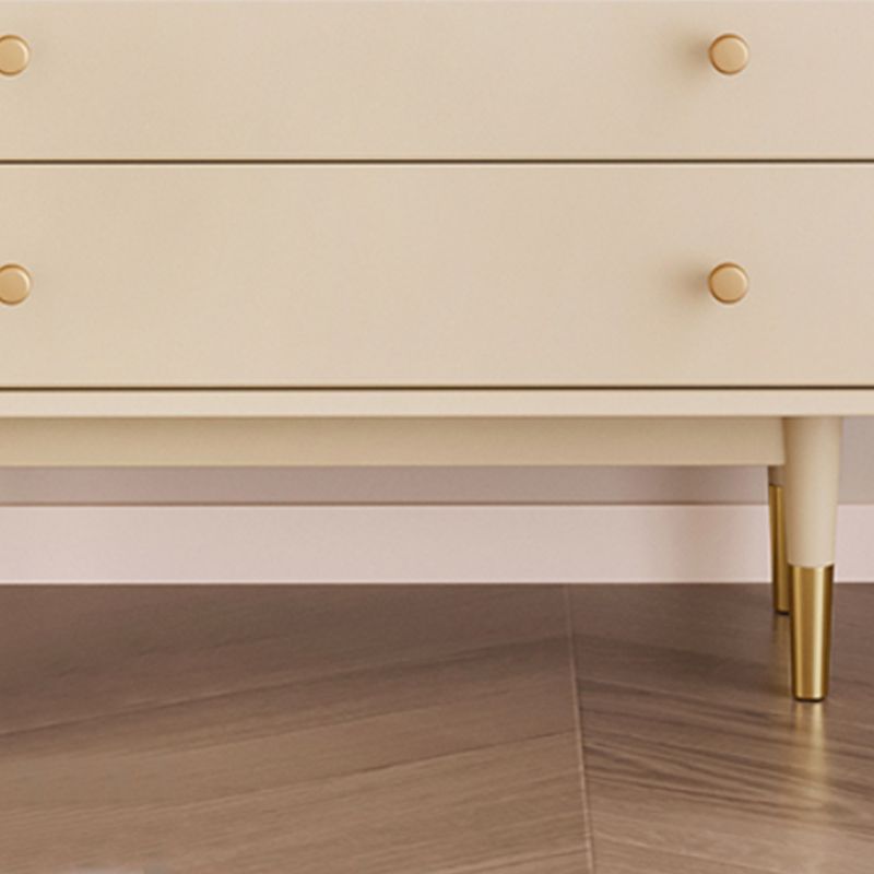 Glam Sideboard Table with Drawers Engineered Wood Buffet Table