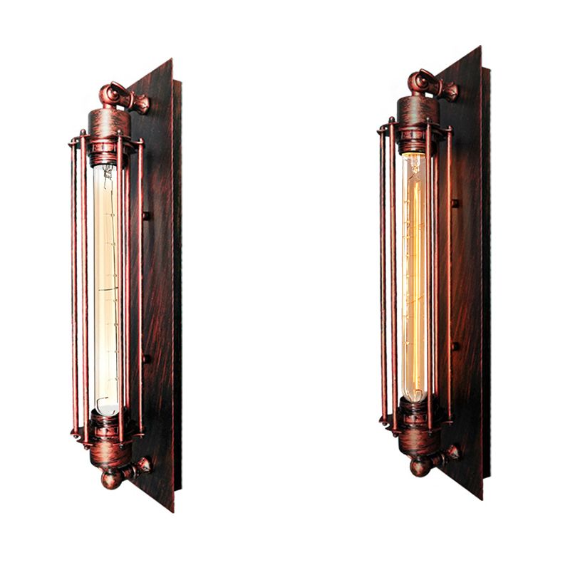 Modern Wall Sconce Frame Shape Wall Light with Metal Shade for Bedroom