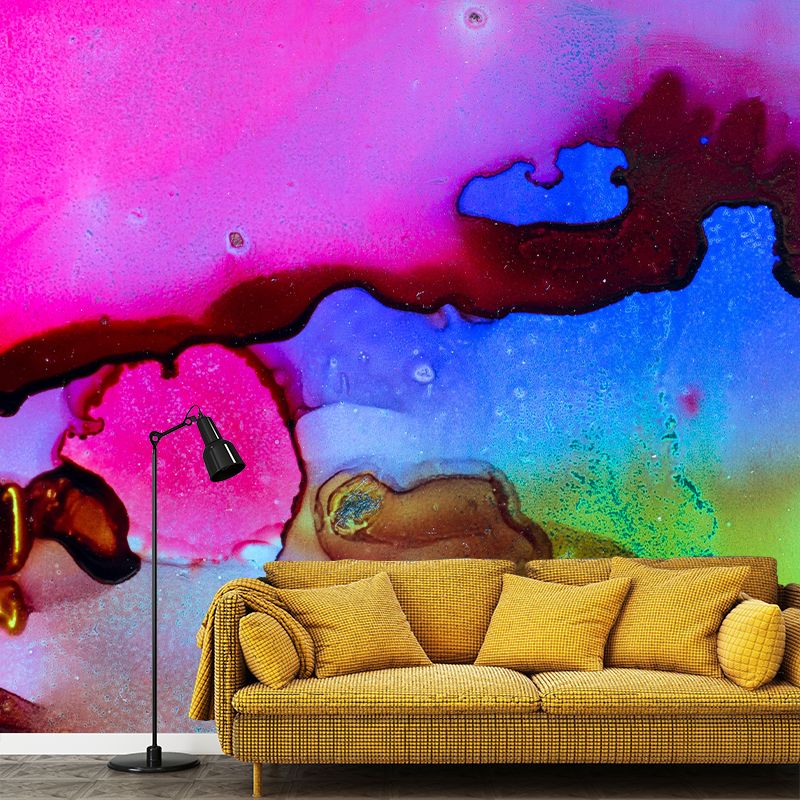Illustration Abstract Pattern Mural Environment Friendly Wallpaper for Home Decor
