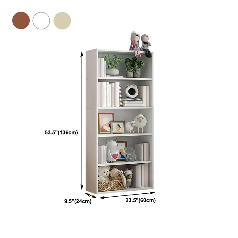 Wooden Bookcase Modern Home Living Room Bedroom Rectangular Bookshelf