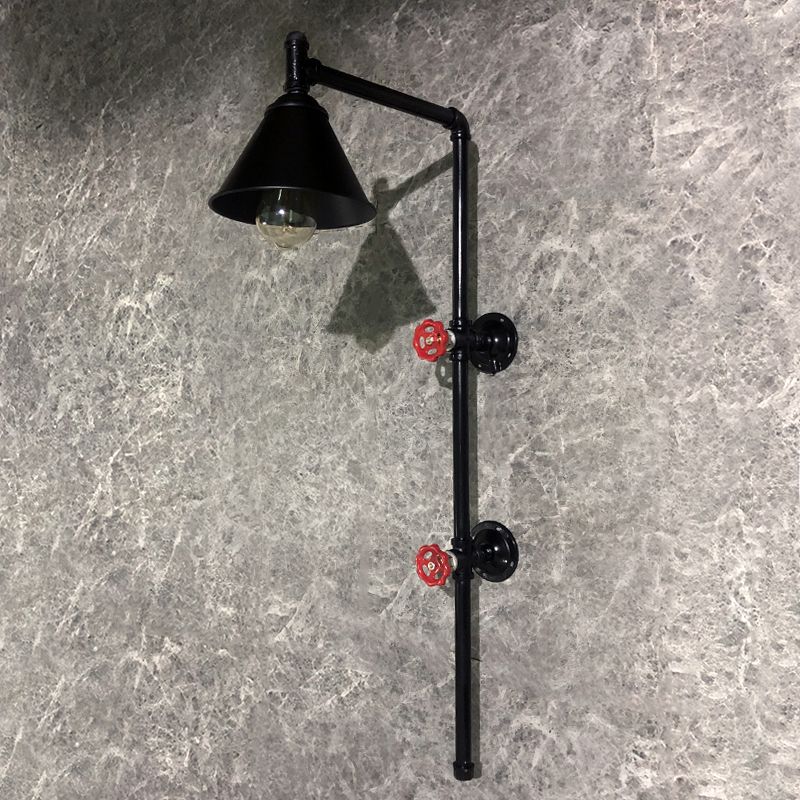 Válvula de agua Metal Diconce Lighting Restaurante de estilo industrial Restaurante Montaje de pared Luz de lámpara