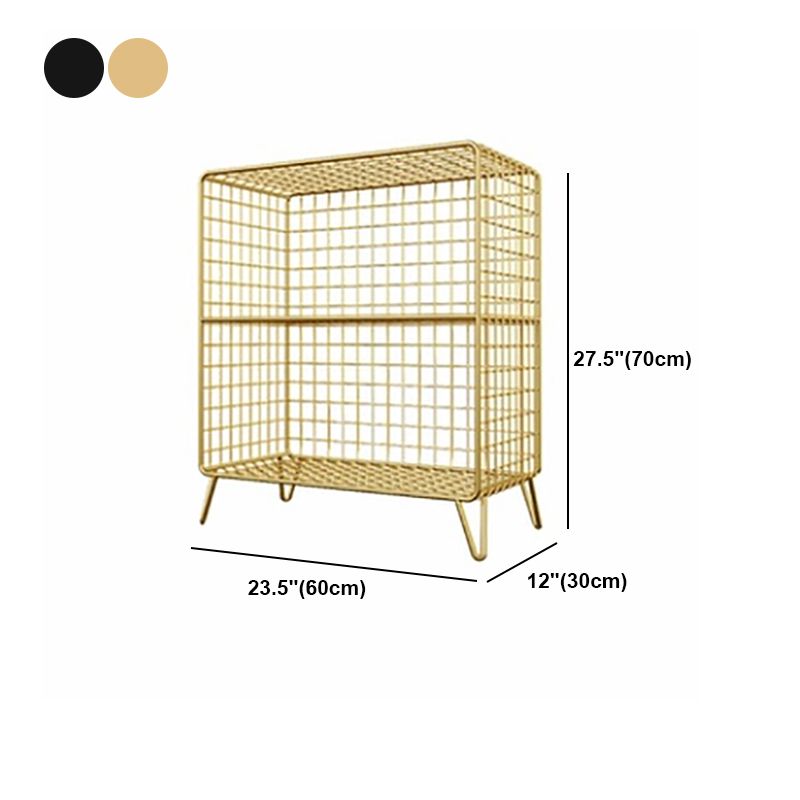 Libreria standard industriale di ferro chiuso libreria verticale per camera da letto