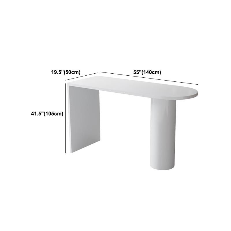 Modern Bar Table Set 1/3 Pieces Pine Wood Counter Table with High Stools for Balcony
