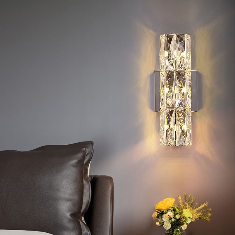 Crystal Wall Sconce Post-Modern Style Wall Light Fixture for Living Room