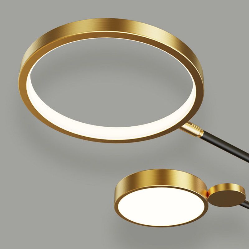 Moderne LED-inbouwlamp Metalen Starburst-plafondmontagelamp voor woonkamer