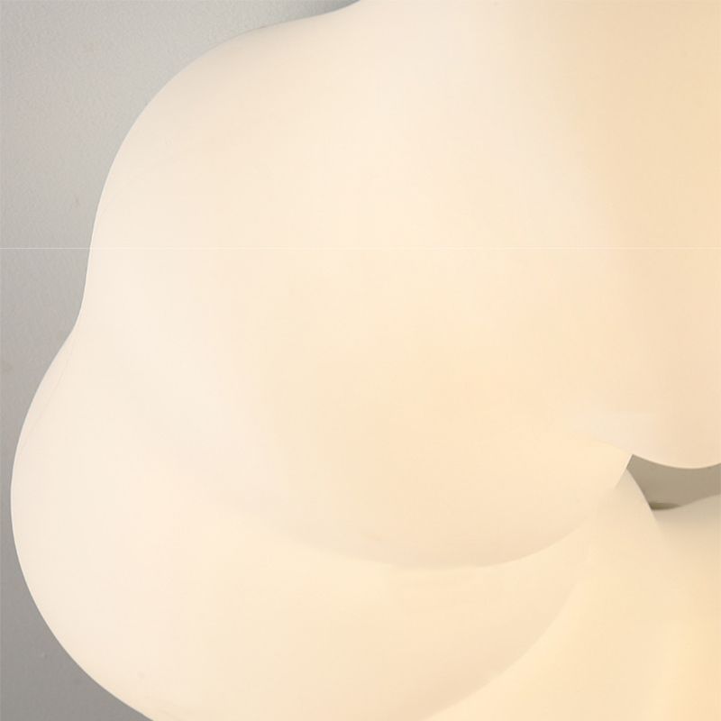 White Flush Mount Lighting Modernism Metal Ceiling Light for Hallway