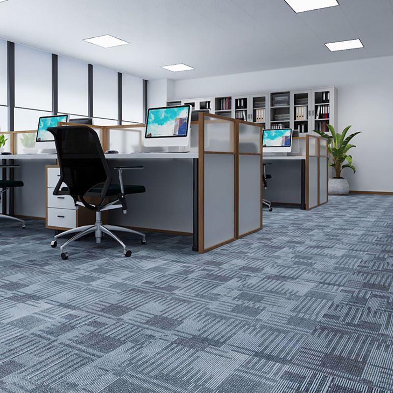 Water-resistant Plastic Floor Rectangular Fabric Look Square Edge Floor Tile