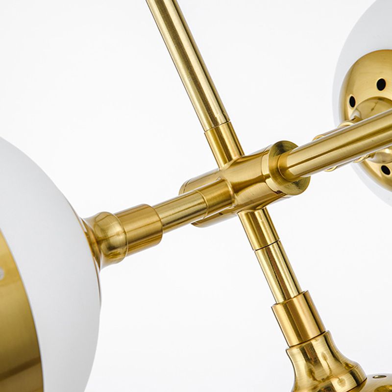 Stile moderno a forma sferica luci isola