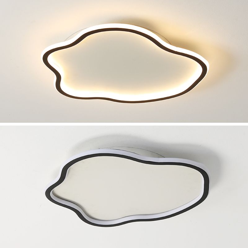 Lámpara de techo moderna geométrica ultrafina de luces de techo de montaje en superficie LED para dormitorio