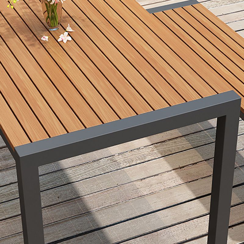 Modern Style 1/2/3 Pieces Rectangular Picnic Table Manufactured Wood Picnic Table Set