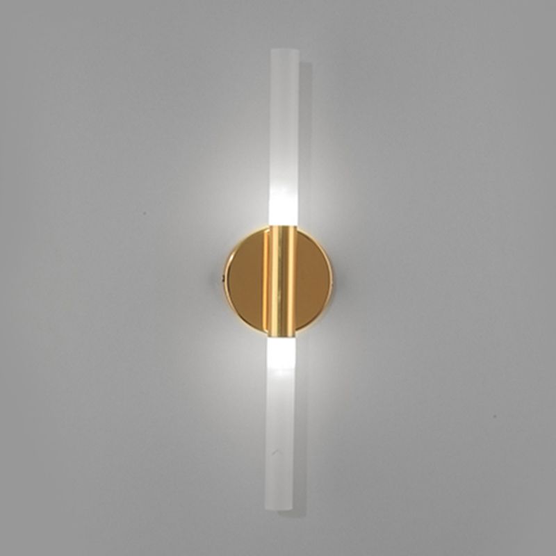 Modern Linear Shape Vanity Light Metal 2 Lights Vanity Lamp for Shower Room