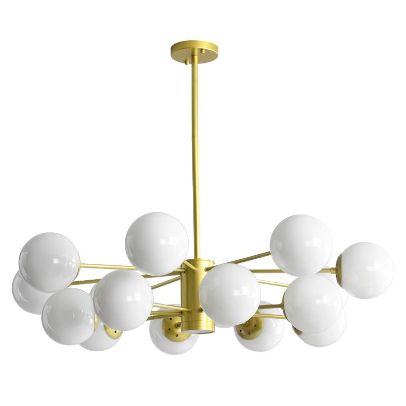 Contemporary Spherical Pendant Chandeliers Glass Chandelier Lighting Fixtures