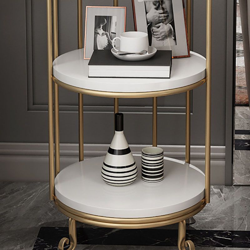 Glam vertikale Standard -Buchhandel Eisenrahmen Hersteller Holzregal -Bücherregal