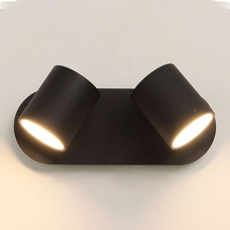 Metall Halbzylinder-Lesen Wandbeleuchtung moderne 2-leuchter Wandmontageleuchte