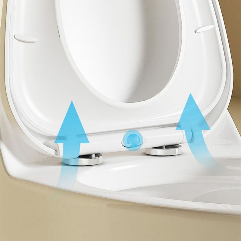 Floor Mounted Urine Toilet One Piece Toilet Modern Siphon Jet Toilet Bowl