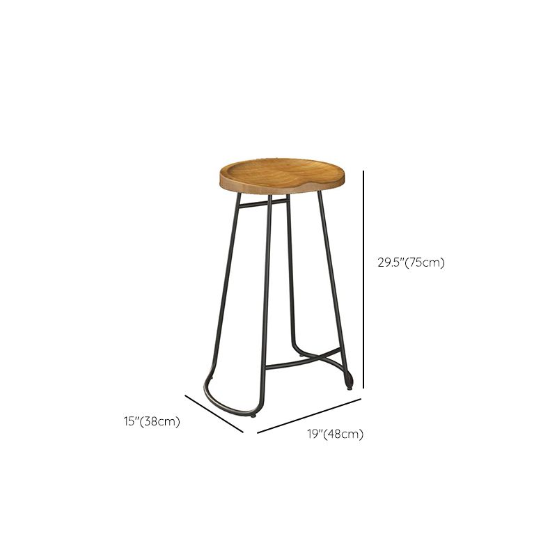 Indoor Rectangle Pub Set 1/6 Pcs Solid Wood Bar Table and Stools