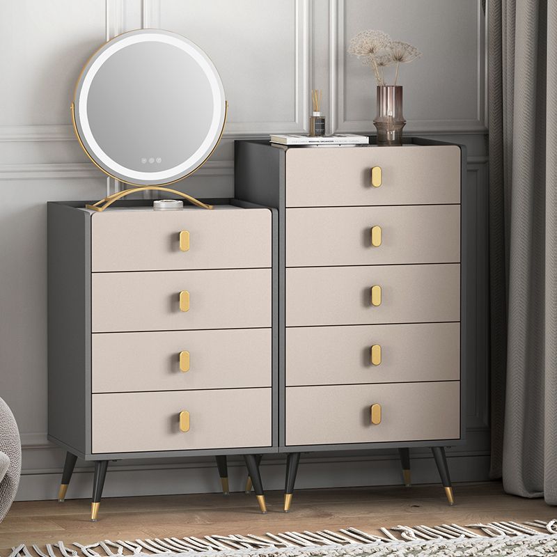 13.65-inch Width Dresser Glam Storage Chest with 4/5 Drawers