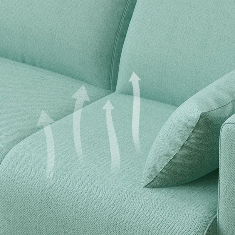 Scandinavian Removable Cushions Square Arm Sofa/Sectional for Living Room