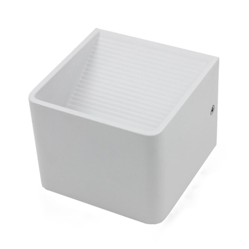 Luz de la pared LED contemporánea de la pared de la pared de cubo de aluminio para el pasaje