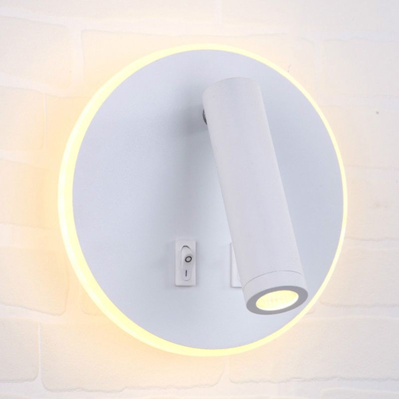 Lámpara de pared de lectura de estilo minimalista moderno 2 luces 2 luces de lectura de la pared