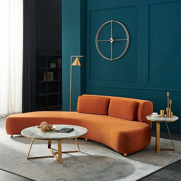 Contemporary Stationary Fabric Living Room Seating Armless Sofa
