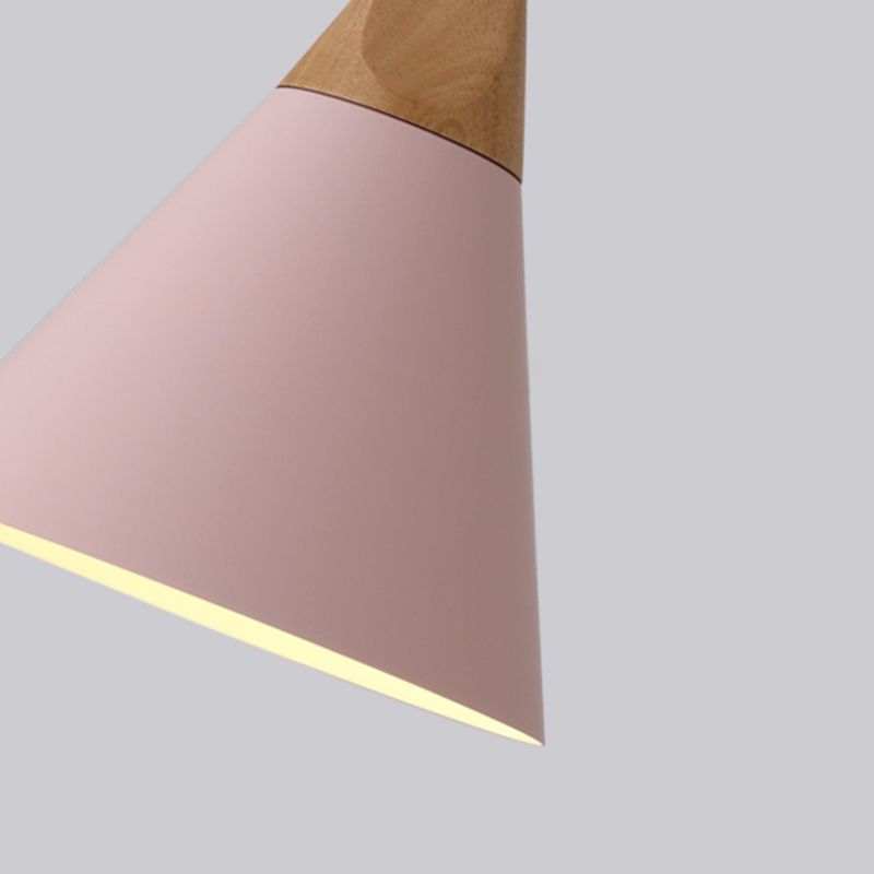 Macaroon Modern Hanging Lamps Aluminum Shade Pendant Lighting Fixtures