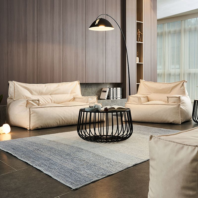 Standard Cushions Technology Cloth Sofa 35.43"W with Recessed Arm for Bedroom