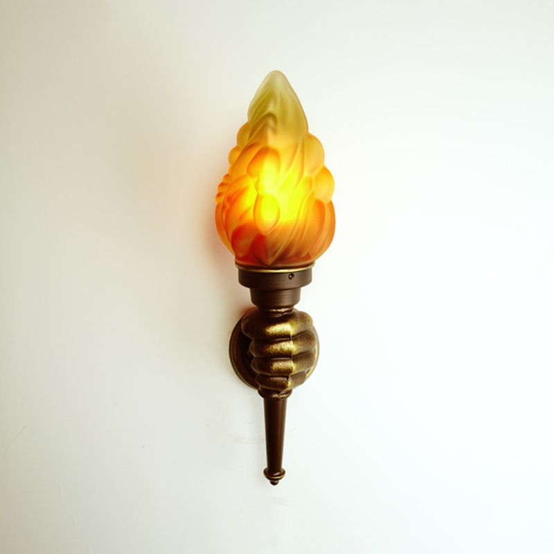 1 Light Geometric Wall Light Fixture Contemporary for Living Room