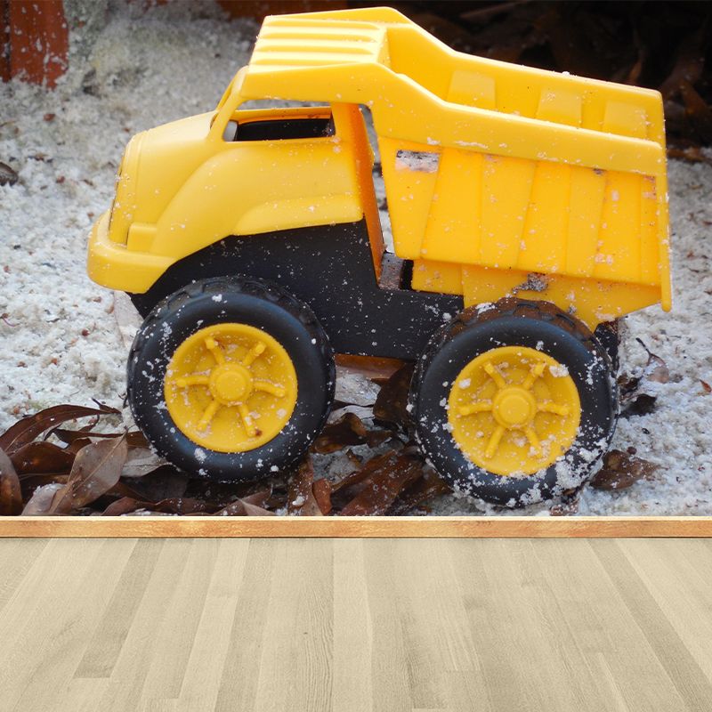 Photography Car Wall Mural Moisture Resistant Wall Art for Living Room