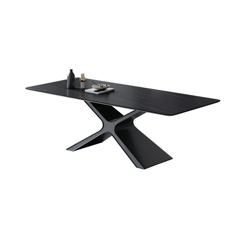 Designer Style Sintered Stone Top Dining Set Rectangle 1/4/5/6 Pieces Dining Table Set