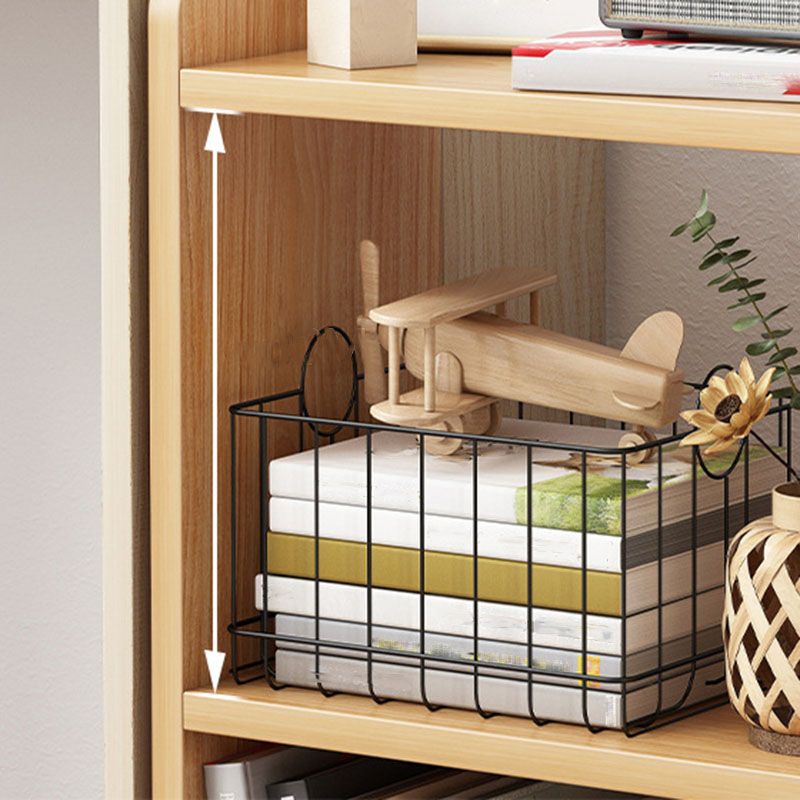 Engineered Wood Standard Bookcase Scandinavian Open Back Bookshelf