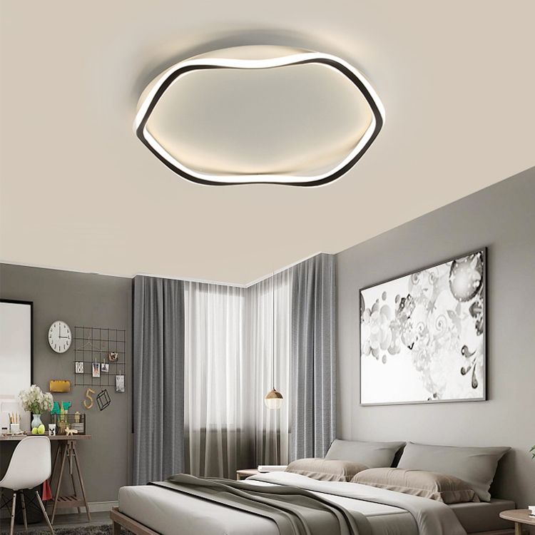 20" lange eenvoud inbouwplafondlamp, zwart/wit inbouwarmatuur