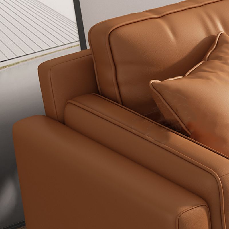 33" Wide Contemporary Sleeper Sofa Futon Orange Sleeper Sofa